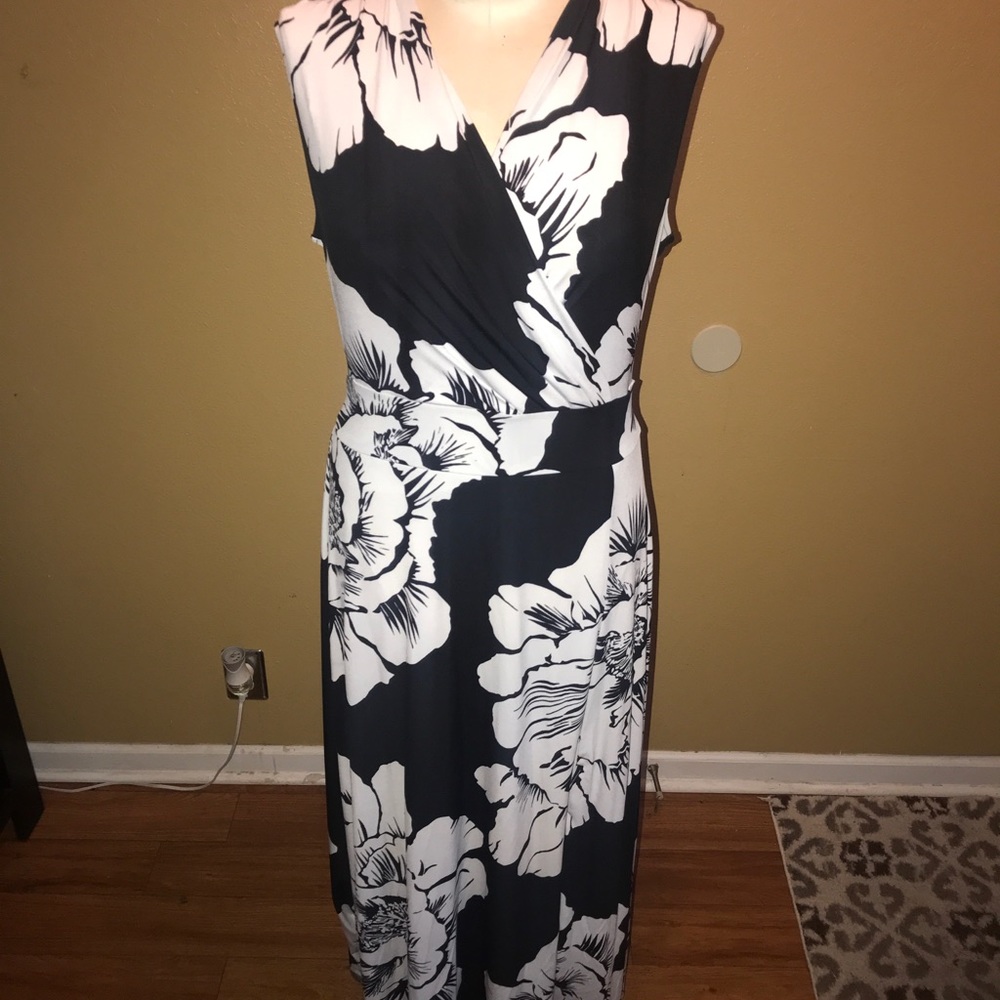 Black and White Maxi Dress